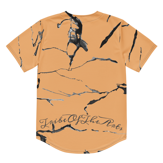 Orange Marble Baseball Jersey