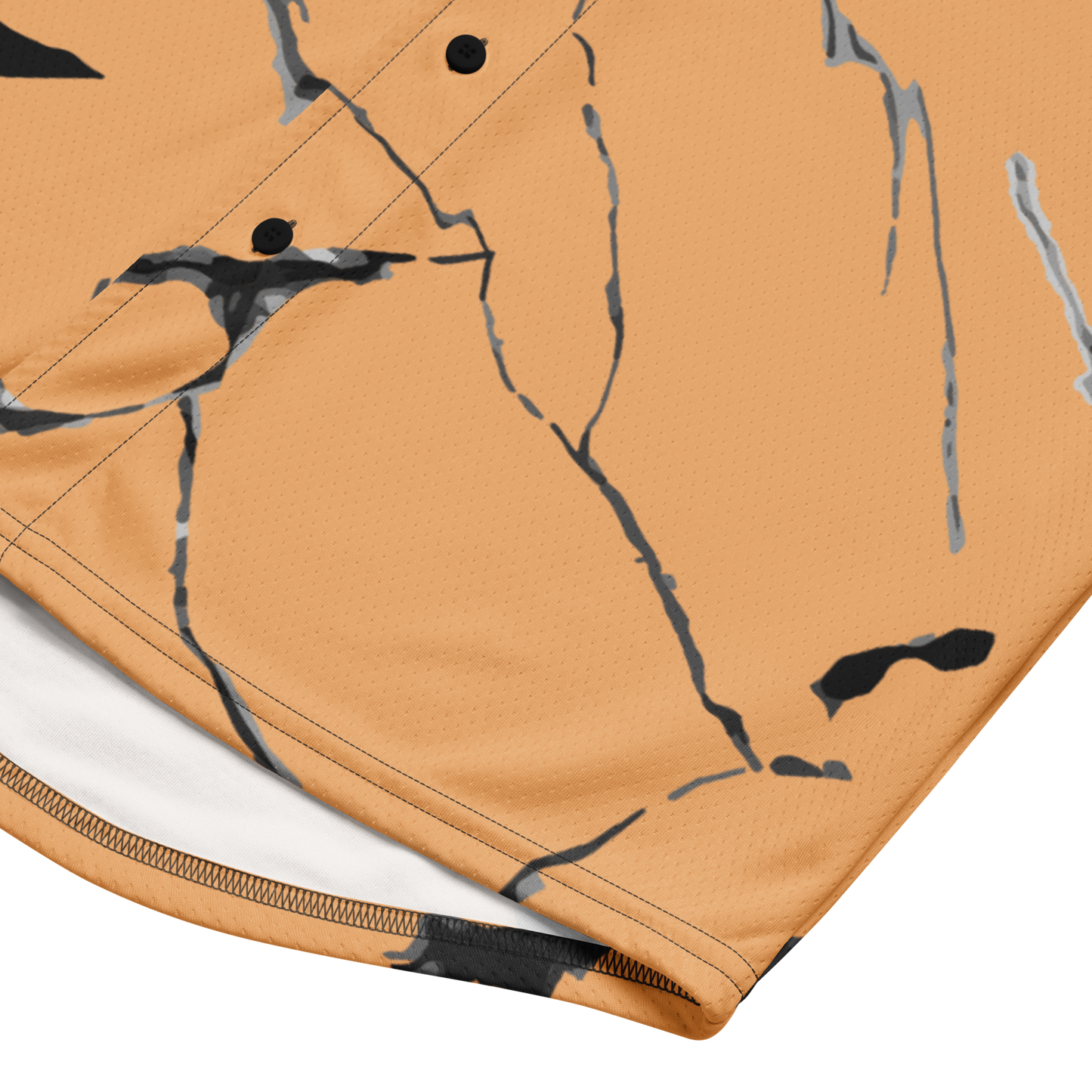 Orange Marble Baseball Jersey