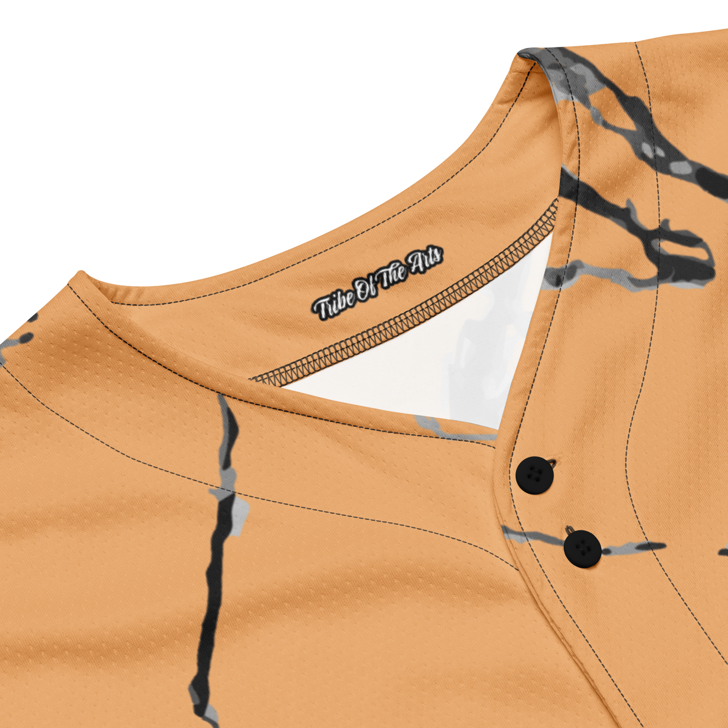 Orange Marble Baseball Jersey