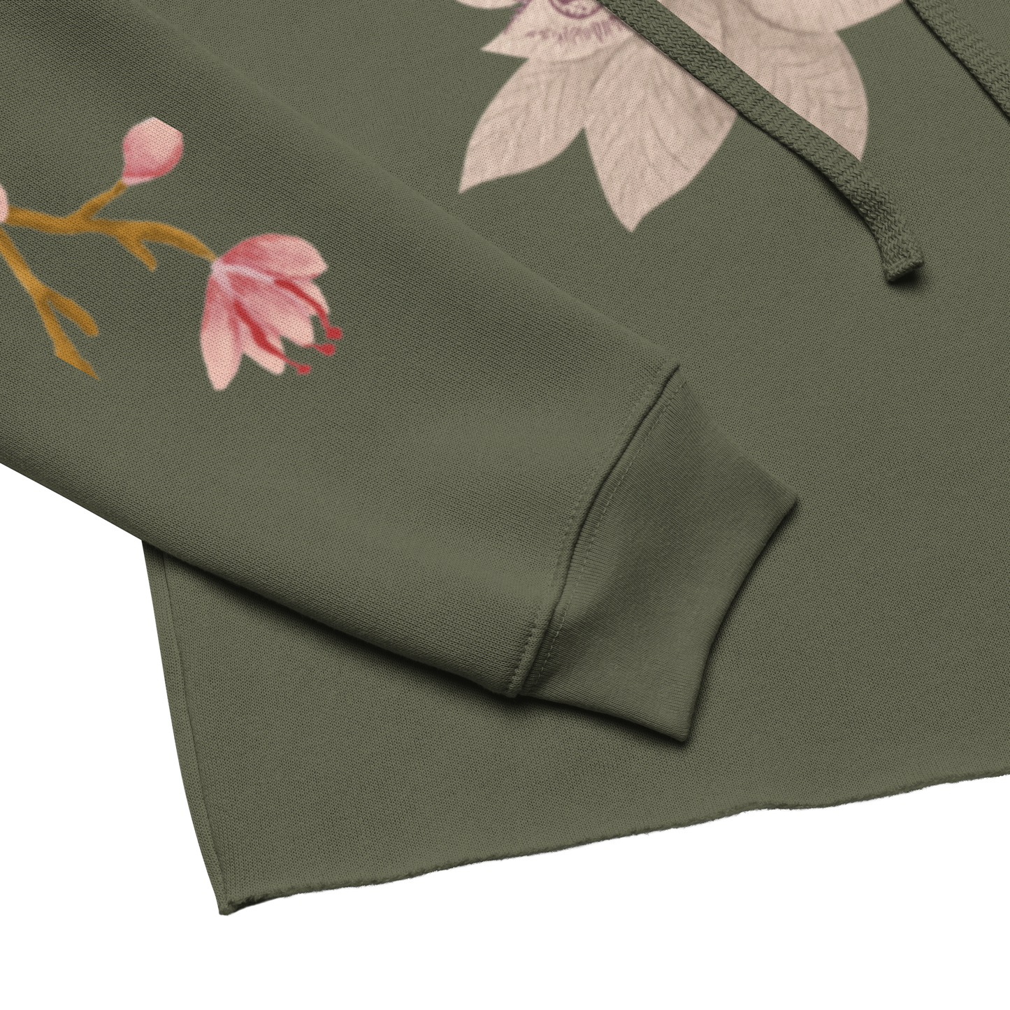 Cherry Blossom Flower Crop Hoodie