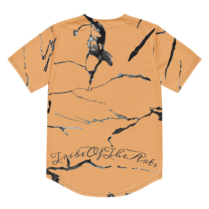 Orange Marble Baseball Jersey
