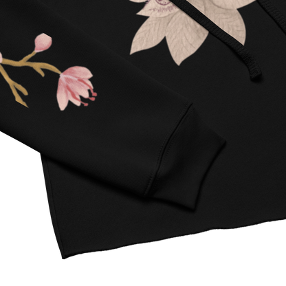 Cherry Blossom Flower Crop Hoodie