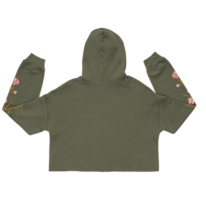 Cherry Blossom Flower Crop Hoodie