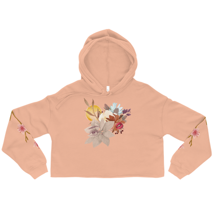 Cherry Blossom Flower Crop Hoodie