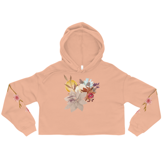 Cherry Blossom Flower Crop Hoodie