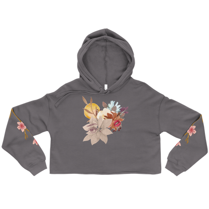Cherry Blossom Flower Crop Hoodie